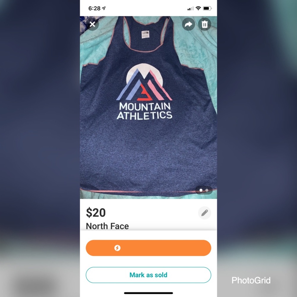 North Face athletic shirt